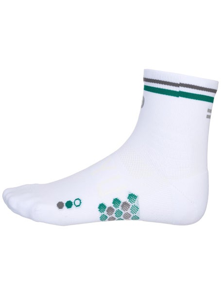 SHYU Racing Quarter Socks White/Teal/Carbon
