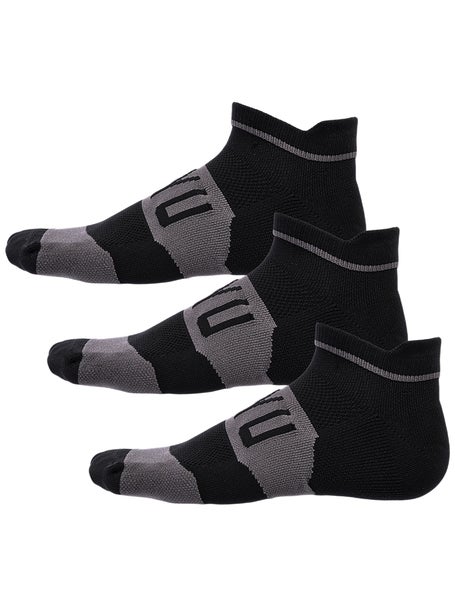 SHYU Training No-Show Socks 3-Pack Black