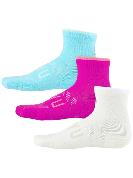 SHYU Training Quarter Socks 2.0 3-Pack Vivid
