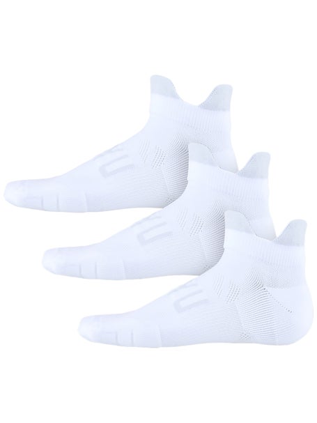 SHYU Training No-Show Tab Socks 2.0 3-Pack White