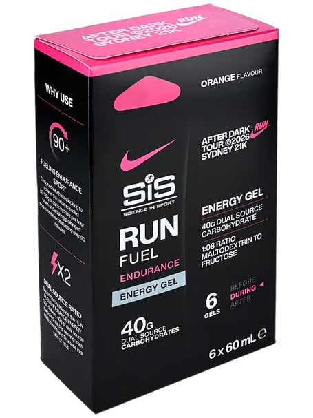 Science in Sport Nike Run Fuel Endurance Gel 6-Pack