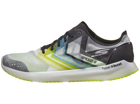 Skechers Gomeb Speed 6 Hyper Unisex Shoes White/Lime | Running Warehouse