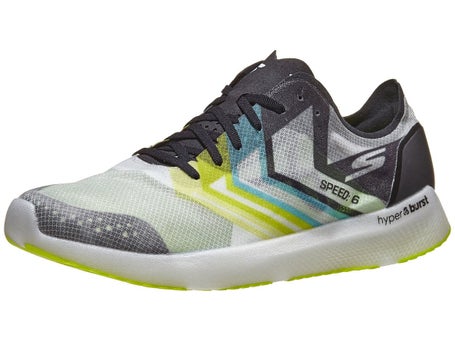 Skechers Gomeb Speed 6 Hyper Unisex Shoes White/Lime | Running Warehouse