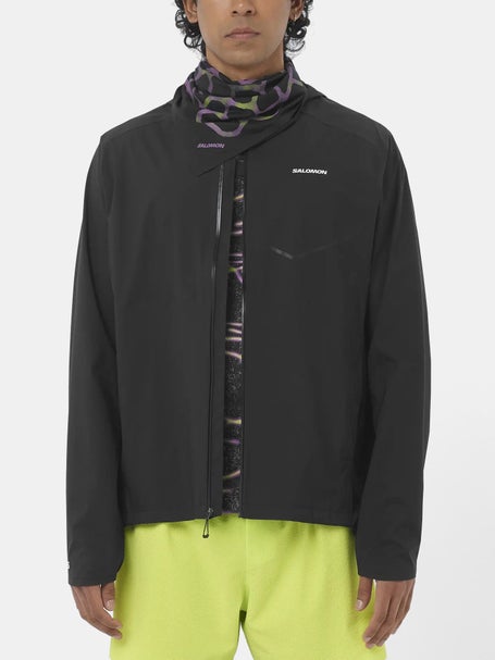 Salomon Mens Bonatti Waterproof Jacket Deep Black