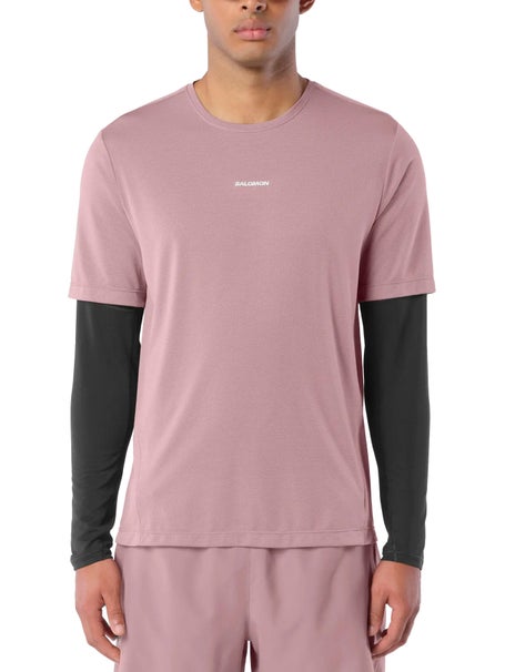 Salomon Mens SHKout Short Sleeve Tee Antler