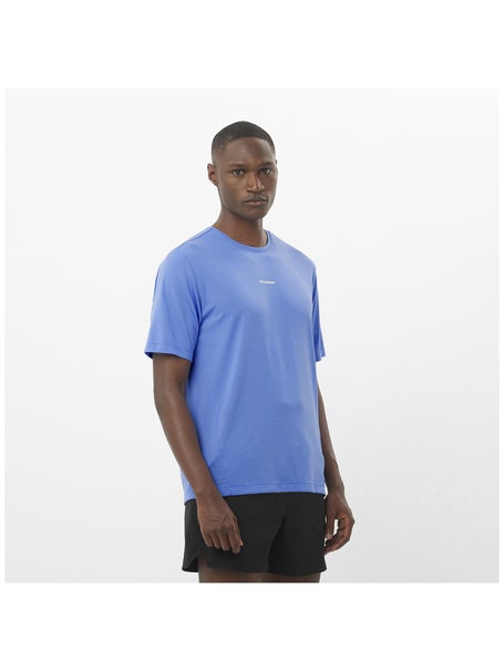 Salomon Mens SHKout Short Sleeve Tee Ultramarine