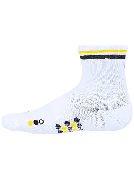 SHYU Racing Quarter Socks White/Black/Honey