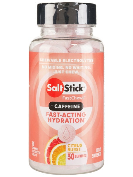 SaltStick Electrolyte Fastchews + Caffeine 60 Tablets