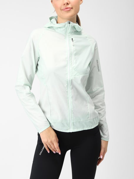 Salomon Womens Bonatti Cross Wind Jacket Misty Blue