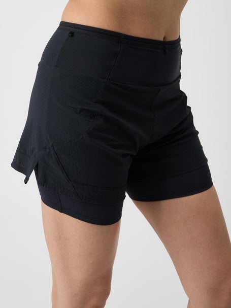 Salomon Womens Sense Aero 2 in1 Short Deep Black