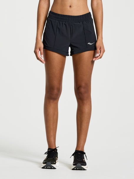 Saucony Womens Outpace 3 Short Black