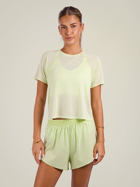 Salomon Womens SHAKEout Air Cropped Tee Butterfly