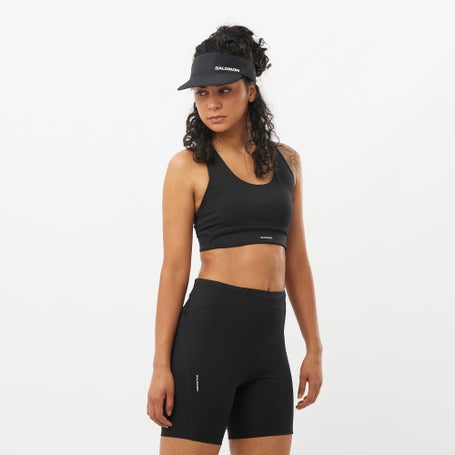 Salomon Womens SHKout Core Bra Deep Black