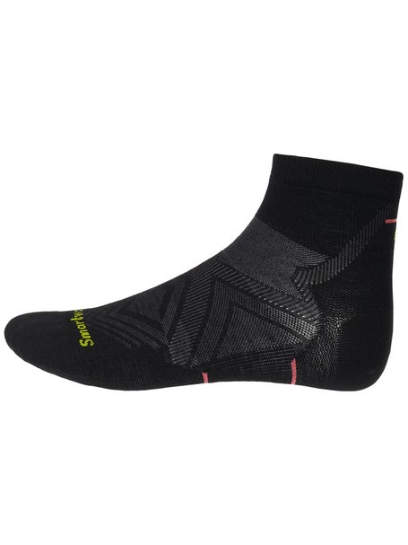 SmartWool Womens Run Zero Cushion Ankle Socks Black
