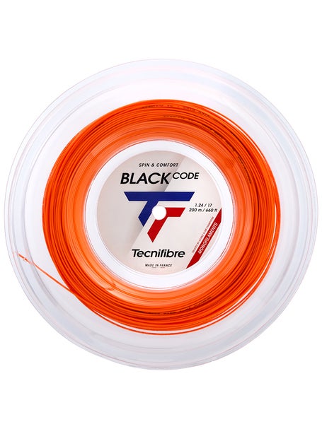 Tecnifibre Black Code 17/1.24 String Reel - 200m Fire