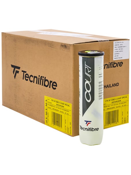 Tecnifibre Court Tennis Ball 4-Ball 18-Can Case