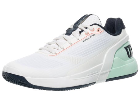 Wilson Rush Pro 5 Wh/Bay/Coral Mens Shoes 