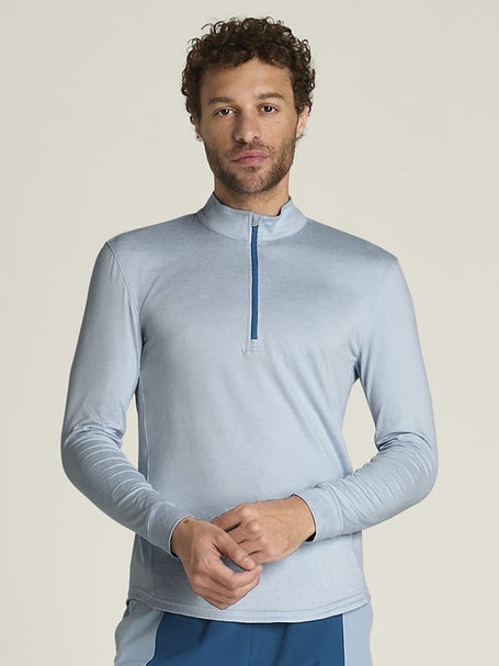Wilson Mens Performance Half-Zip - Blue Fog