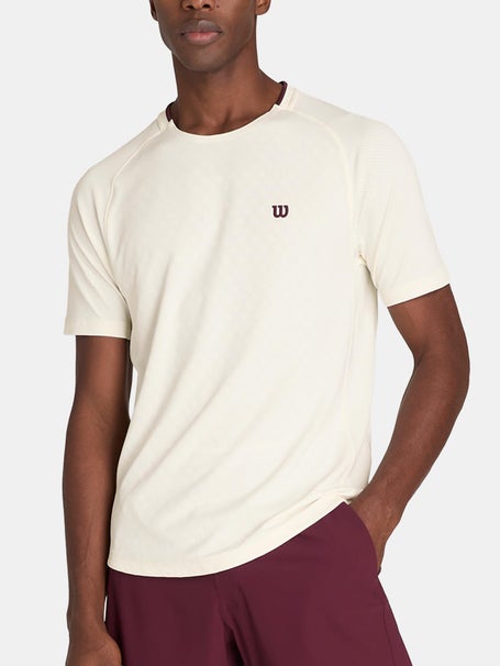 Wilson Mens Serve Out Tee - Sandrift