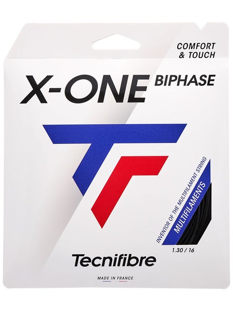 Tecnifibre X-One Biphase 16/1.30 String Set Black