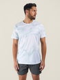 2XU Men's Aero Tee Smoke Blue Marble