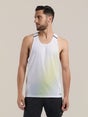 2XU Men's Light Speed React Singlet Cool Matcha Mist