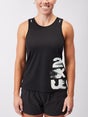 2XU Women's Light Speed Singlet Black White
