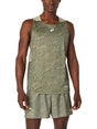 ASICS Men's Fujitrail Elite Singlet Mantle Green