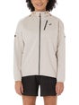 ASICS Women's Fujitrail Waterproof Jacket Cream