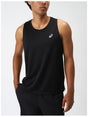 ASICS Men's Silver Singlet Performance Black