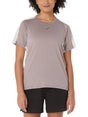 ASICS Women's Fujitrail Elite Short Sleeve Cream
