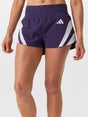 adidas Women's adizero New York Short 3" Aurora Plum