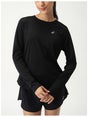 ASICS Women's Silver Long Sleeve Top Performance Black