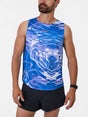 Fractel Men's Velocity Singlet Cobalt Ripple