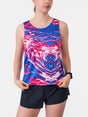 Fractel Women's Velocity Singlet Fuchsia Ripple