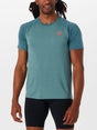 rabbit Men's EZ Perf Trail Short Sleeve Mineral Blue