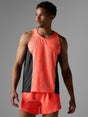 rabbit Men's Low Light Tempo Tank Coral Reflective