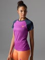 rabbit Women's EZ Perf Trail Short Sleeve Purple Cactus