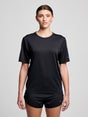 Saucony Women's Stopwatch Short Sleeve Black