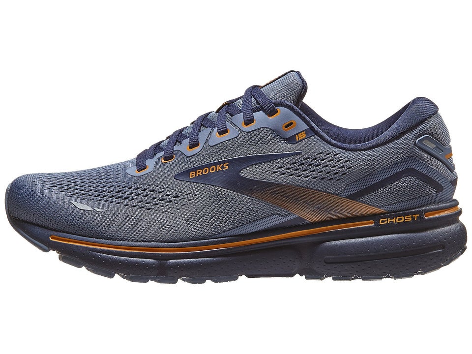 Brooks Ghost 15 Men's Shoes Flintstone/Peacoat/Oak | Running Warehouse