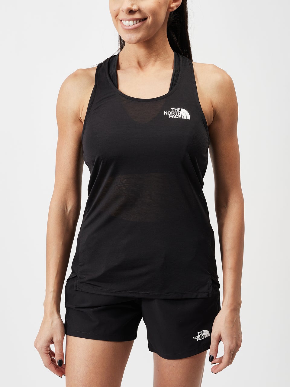 The North Face Womens Sunriser Tank Black Running Warehouse