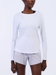 2XU Women's Aero Mesh Long Sleeve White