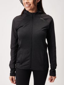 2XU Women's Ignition Shield Hooded Mid Layer Black