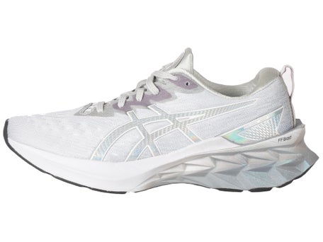 Asics Novablast 2 Women S Shoes Glacier Grey White Asics Novablast 2 Women S Shoes Glacier Grey White