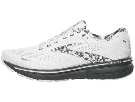 Brooks Ghost 15\Mens Shoes\White/Ebony/Oyster