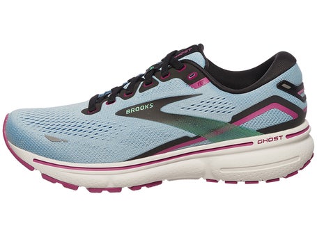 Brooks Ghost 15\Womens Shoes\Blue Bell/Black/Pink
