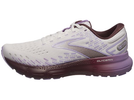 Brooks Glycerin 20\Womens Shoes\White/Orchid/Lavender