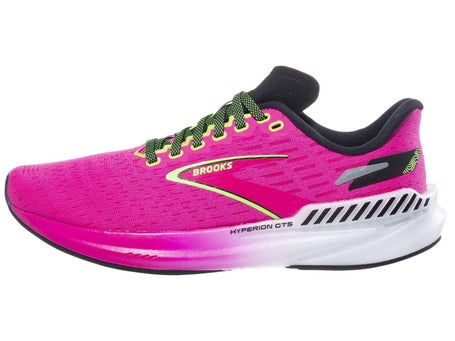 Brooks Hyperion GTS\Womens Shoes\Pink Glo/Green/Black