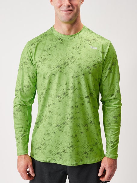BOA Mens Hypersoft Long Sleeve Tee - Illusion Lime