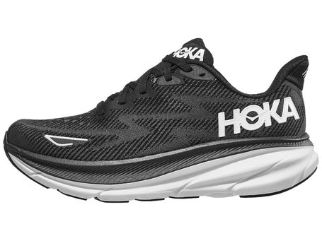 HOKA Clifton 9\Womens Shoes\Black/White